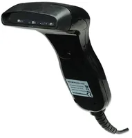 Manhattan Contact CCD Handheld Barcode Scanner, USB, 80mm Scan Width, Cable 152cm, Max Ambient Light: 3,000 lux (sunlight), Black, Three Year Warranty