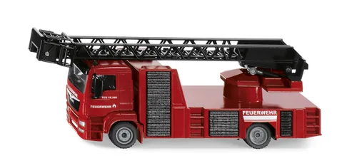 SUPER MAN Feuerwehr Drehleiter (rot)