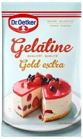 Dr.Oetker Gelatine Blätter 12 Stück - Produktionsland: Deutschland - Zertifikate: Keine Zertifizierung - Produkttyp: Geliermittel - Verpackungseinheit: 12 Stück - Packungsgrösse: 20 g - Fairtrade: Nein