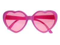 Partydeco Partybrille Herz 14 x 6 x 13 cm, Rosa - Packungsgrösse: 1 Stück - Produkttyp: Partybrille - Material: Polycarbonat (PC) - Detailfarbe: Rosa - Motto: Liebe