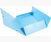 Exacompta Gummibandmappe Maxi A4 Türkis - Typ: Gummibandmappe - Ausstattung: Gummiband - Detailfarbe: Türkis - Material: Karton