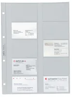 Kolma 57.625.20 card pocket Grey A4
