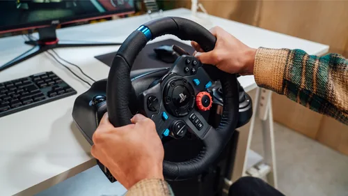Logitech G G29 Driving Force Black USB Steering wheel + Pedals Analogue PC, PlayStation 4, PlayStation 5, Playstation 3