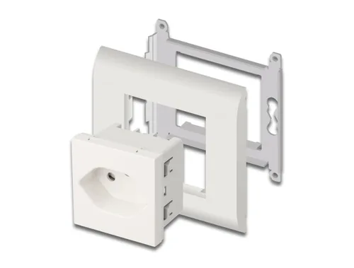 Easy 45 Schutzkontakt-Steckdose T13 Schweiz 45 x 45 mm