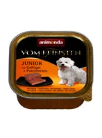 ANIMONDA Vom Feinsten Junior Poultry and turkey heart - wet dog food - 150g
