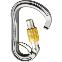 Wild Country Carabiner Xenon HMS Belay Grau - Farbe: Silber - Bruchkraft min.: 10 kN - Verrigelungssystem: Screw-Lock - Belastbarkeit längs: 7 kN - Belastbarkeit offen: 7 kN - Einsatzbereich Klettern: Bigwall-Klettern etc. - Felsklettern