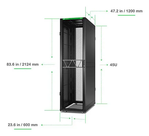 APC NetShelter SX Gen 2 - Schrank Netzwerkschrank - 2124 (H)