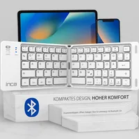 Inca IBK-580BT keyboard Home/Office USB + Bluetooth QWERTY White