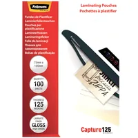 FELLOWES Laminiertasche 75x105mm 5306901 glanz, 125my 100 Stk