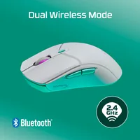 HyperX Pulsefire Haste 2 Core Wireless White Gaming Mouse souris Ambidextre USB Type-A 3600 DPI
