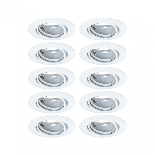Paulmann Base Basic Set Swivelling Recessed lighting spot GU10 10 W