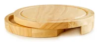 Ibili Käsemessen-Set Holz 21 cm Rund - Materialtyp: Holz - Material: Holz - Set: Ja - Detailfarbe: Beige - Form: Rund