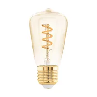 EGLO Leuchten Lampe 4 W E27 Warmweiss - Energieeffizienzklasse EnEV 2020: Keine - Lampensockel: E27 - Farbtemperatur Kelvin: 2000 K - Gesamtleistung: 4 W - Dimmbar: dimmbar - Zusätzliche Ausstattung: Keine