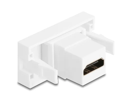 DELOCK Easy 45 Modul HDMI Buchse zu HDMI Buchse 4K 60Hz weiß