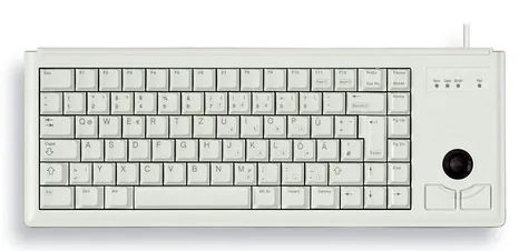 CHERRY TAS G84-4400 Corded DE-Layout hellgrau TRACKBALL