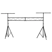 BeamZ Lichtbrücke Light Bridge 1 - Höhenverstellbar: Ja - Detailfarbe: Schwarz - Material: Metall - Gewicht: 20.8 kg - Stativ-Bauart: Bodenstativ