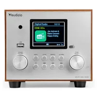 Audizio DAB+ Radio Vieste Silber - Radio Tuner: FM - DAB+ - Stromversorgung: Netzbetrieb - Detailfarbe: Silber - Ausstattung: Sleep-Timer - Display - Weckfunktion - Schlummerfunktion - Fernbedienung - Senderspeicher - Typ: Tischradio