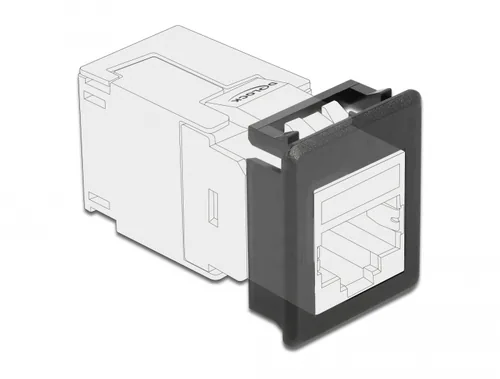 DeLOCK Keystone Holder for cases 4 pieces black