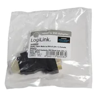 LogiLink AH0002 cavo e adattatore video HDMI tipo A (Standard) DVI-D Nero