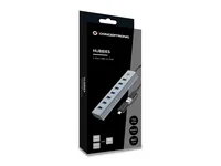 CONCEPTRONIC 7-Port Hub USB-A3.0-C Adap.->7xA3.0 o.Netz. gr