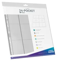 Ultimate Guard Ordner-Einlagen 24-Pocket QuadRow Pages Transparent 10 Stk. - Zubehörtyp: Ordner-Einlagen - Themenwelt: Sammelkarten - Altersempfehlung ab: 14 Jahren - Detailfarbe: Transparent