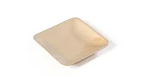 Sier Einwegteller Palm 15 cm x 15 cm, 20 Stück - Produkttyp: Einwegteller - Materialtyp: Pflanzliche Faser - Material: Palmblatt - Detailfarbe: Hellbraun - Verpackungseinheit: 20 Stück