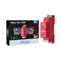 Shelly WLAN-Schaltaktor Qubino Wave PRO 1PM, Z-Wave - Detailfarbe: Rot - Produkttyp: Schaltaktoren - Protokoll: Z-Wave - Systemkommunikation: Wireless - System-Kompatibilität: Google Assistant - Amazon Alexa