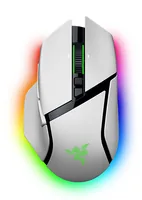 Razer Gaming-Maus Razer Basilisk V3 Pro 35k Weiss - Maus Features: Umschaltbare DPI-Auflösung - RGB-Beleuchtung - Seitliche Zusatztasten - Daumentaste - Beleuchtung - Ein-/Ausschalter - Scrollrad - Integrierter Speicher - Bedienungsseite: Rechtshänder - D