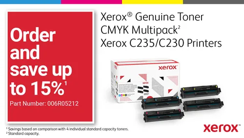 FL Xerox C230 Farblaserdrucker 24S./Min. AirPrint USB LAN WiFi Duplex