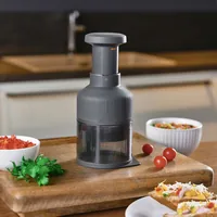 Zyliss E910073 manual food chopper Grey, Transparent