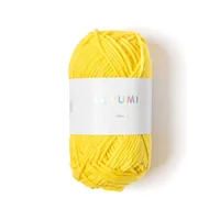Rico Design Wolle Creative Ricorumi DK 25 g, Gelb - Packungsgrösse: 1 Stück - Länge: 57.5 m - Material: Baumwolle - Detailfarbe: Gelb - Waschbar bei: 30 °C - Nadelstärke: 3 mm - 4 mm