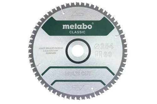Metabo 628285000 circular saw blade 25.4 cm 1 pc(s)