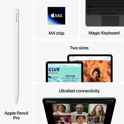 Apple iPad Air 5G Apple M LTE-TDD & LTE-FDD 128 GB 27,9 cm (11") 12 GB Wi-Fi 7 (802.11be) iPadOS 26 Blu