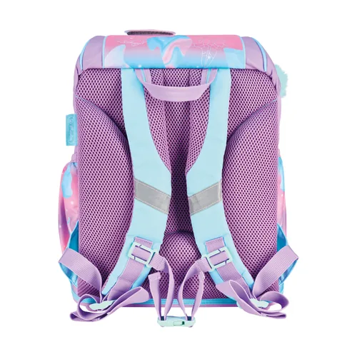 Herlitz Schulthek-Set UltraLight Plus Ocean 16 l - Altersempfehlung ab: 6 Jahren - Wasserabweisend: Ja - Detailfarbe: Pink - Blau - Gewicht: 750 g - Volumen: 16 l - Motiv: Meerestiere