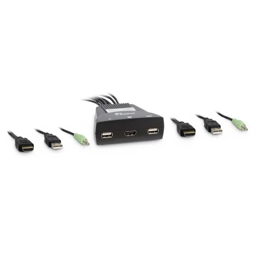 Inter-Tech KVM Switch LS-21HA HDMI, 2 Port, Kunststoff retail