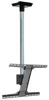 Peerless-AV Deckenhalterung MOD-FPSKIT200-CPF bis zu 75 - Eigenschaften: Kabelmanagement - Neigbar - Montagemuster: Standard VESA 200x200 - Standard VESA 300x100 - Standard VESA 300x200 - Standard VESA 300x300 - Standard VESA 400x100 - Standard VESA 400x2