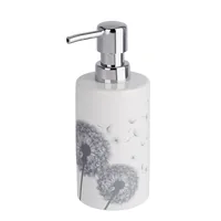 Wenko Seifenspender Astera 360 ml, Grau/Weiss - Fassungsvermögen: 360 ml - USB-Schnittstelle: Nein - Detailfarbe: Weiss - Grau - Wandmontage: Nein - Sensor-Technik: Nein
