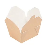 Weita Menübox 780 ml, 50 Stück - Detailfarbe: Braun - Materialtyp: Papier - Material: Pappe - Verpackungseinheit: 50 Stück