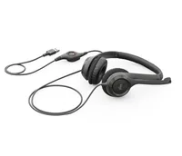 Logitech Headset H390 USB Stereo - Einsatzbereich: Headset - Kabelgebunden: Ja - Trageart: On-Ear (Ohraufliegend) - Überkopfbügel - Trageweise: Duo / Stereo (Zwei Lautsprecher) - Anschlussart: USB-A - Microsoft Zertifizierung: Nein