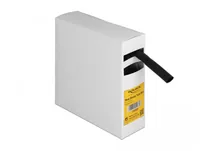 Delock Schrumpfschlauch Box mit Innenkleber, 5 m x 12.7 mm - Detailfarbe: Schwarz - Länge: 5 m - Durchmesser: 12.7 mm - Material: Polyolefin