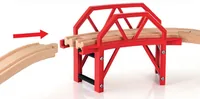 BRIO Eisenbahn Bahnbrücke mit Auffahrten - Kategorie: Brücken & Tunnel - Altersempfehlung ab: 3 Jahren - Material: Holz - Eigenschaften: Keine Eigenschaft - Zertifikate: FSC