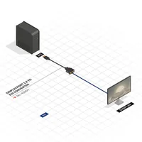 LINDY Video Adapter - DP 1.2 - DP-DVI M-F - anthrazit - DVI-D