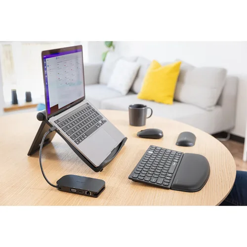 KENSINGTON ErgoSoft Wrist Rest For Slim Compact Keyboards Black
