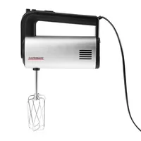 Gastroback Handmixer Pro Schwarz/Silber - Motorleistung: 500 W - Funktionen: Pürieren - Turbo-Funktion - Zerkleinern - Schlagen - Mixen - Kneten - Detailfarbe: Silber - Schwarz