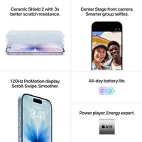 Apple iPhone 17 16 cm (6.3") Doppia SIM iOS 26 5G USB tipo-C 256 GB Blu