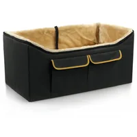 SwissPet Autositz Randy M, 75 x 40 x 35 cm, Schwarz/Beige - Breite: 75 cm - Höhe: 40 cm - Tiefe: 35 cm - Detailfarbe: Beige - Schwarz - Produkttyp: Autositz - Tierart: Hund