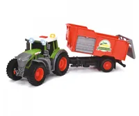 Dickie Toys Landwirtschaftsfahrzeug Fendt Traktor mit Anhänger - Themenwelt: Bauernhof - Fahrzeugtyp: Lastwagen mit Anhänger - Altersempfehlung ab: 3 Jahren - Sandkastentauglich: Nein