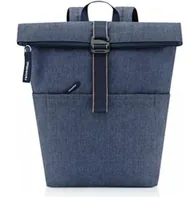 Reisenthel Freizeitrucksack Rolltop Backpack Herringbone Dark Blue - Volumen: 22 l - Rucksack Typ: Freizeit-Rucksack - Zielgruppe: Unisex - Eigenschaften: Aus recyceltem Material - Zertifikate: amfori BSCI - Helm Fixierung: Nein
