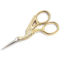 Prym Stickschere 9 cm Storch - Verpackungseinheit: 1 Stück - Detailfarbe: Gold - Produkttyp: Stickschere