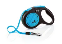 Flexi Neon 5 m Black, Blue Dog Retractable lead